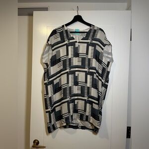 Rick Owens Geometric V-Neck Tunic